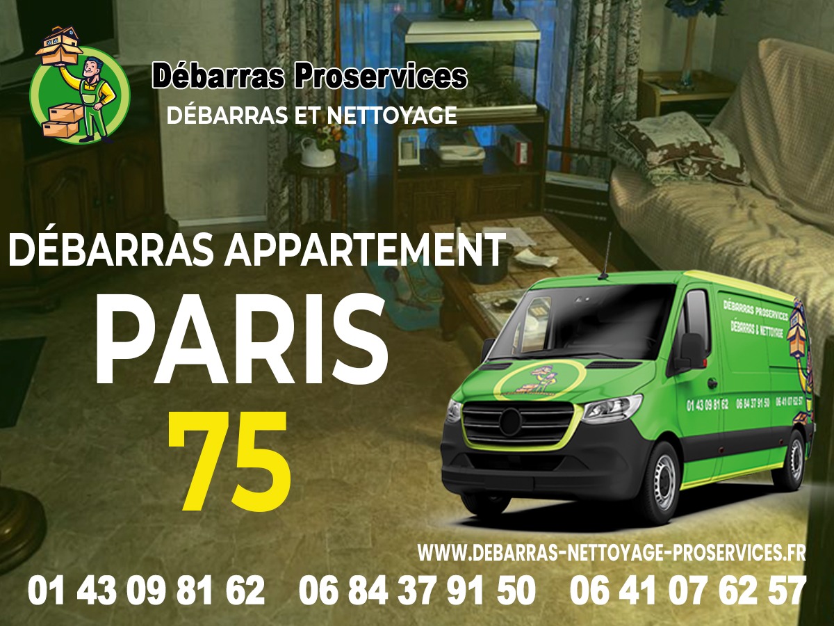 Debarras appartement Paris 75